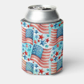 Farbamerikanisches Muster der Flagge Dosenkühler (Kanne Rückseite)