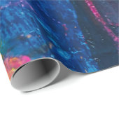 Farbamerikanisches Papier Geschenkpapier (Rolleneckpunkt)