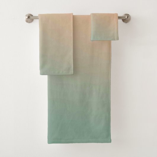 Farbamerikanisches Set mit festem Badehandtuch (Insitu)