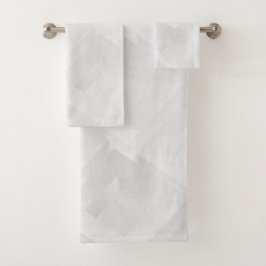 Farbamerikanisches Set mit festem Badehandtuch