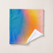 Farbamerikanisches Set mit festem Badehandtuch (Waschlappen)