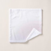 Farbamerikanisches Set mit festem Badehandtuch (Waschlappen)