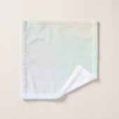 Farbamerikanisches Set mit festem Badehandtuch (Waschlappen)