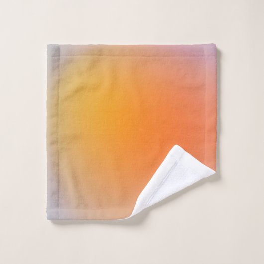 Farbamerikanisches Set mit festem Badehandtuch (Waschlappen)