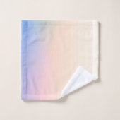 Farbamerikanisches Set mit festem Badehandtuch (Waschlappen)