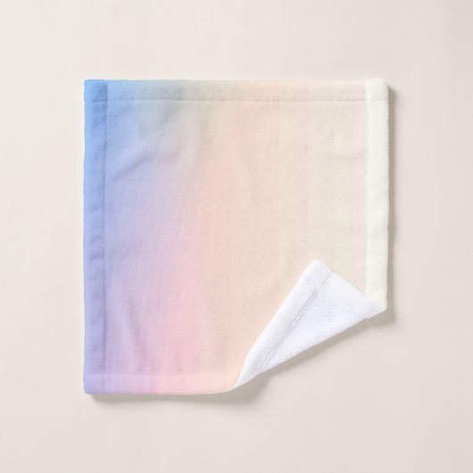 Farbamerikanisches Set mit festem Badehandtuch (Waschlappen)