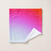 Farbamerikanisches Set mit festem Badehandtuch (Waschlappen)