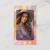 Farbanalyst Persönlicher Stylist Moderner Visitenkarte (Rückseite)