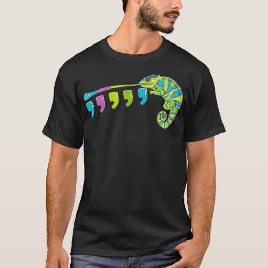 Farbänderung Chameleon Comma Chameleon  T-Shirt (Vorderseite)