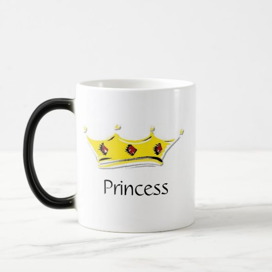 Farbänderungs-Prinzessin Mug Verwandlungstasse (Links)