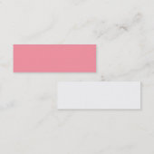 Farbangepasste Vorlage für den rosafarbenen Trend Mini Visitenkarte (Vorne/Hinten)