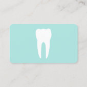 Farbanpassbare, einfache Zahnmedizin Visitenkarte (Rückseite)