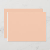 FarbAprikose Postkarte (Vorne/Hinten)