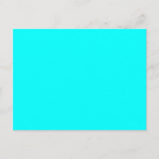 Farbaqua / Cyan Postkarte (Vorderseite)