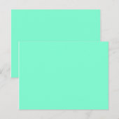 Farbaquamarin Postkarte (Vorne/Hinten)