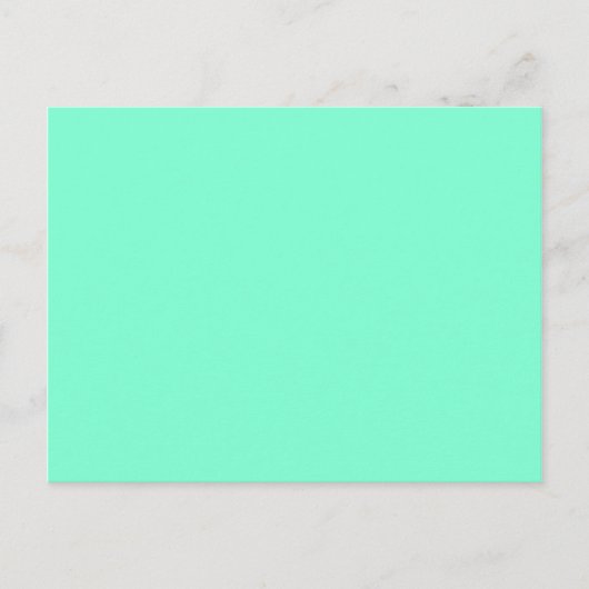 Farbaquamarin Postkarte (Vorderseite)
