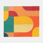 Farbarme Fleecedecke (Vorderseite (Horizontal))