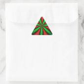 Farbaufkleber Dreieckiger Aufkleber (Tasche)