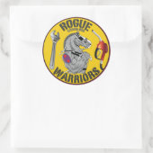 Farbaufkleber für Rogue Warrior Runder Aufkleber (Tasche)
