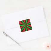 Farbaufkleber Quadratischer Aufkleber (Umschlag)