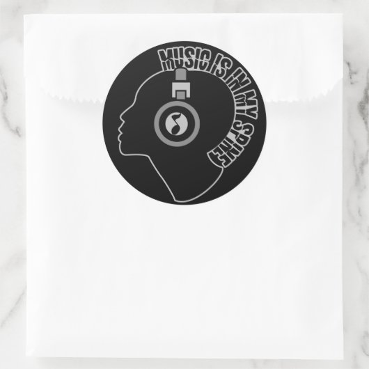 Farbaufkleber Runder Aufkleber (Tasche)