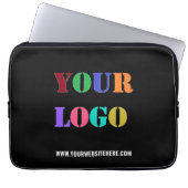 Farbauswahl für benutzerdefinierte Logos und Text- Laptopschutzhülle (Vorderseite)