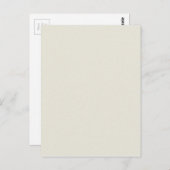 FARBBACKGRO "Solid L Light NEUTRAL CREAM TAN BEIGE Postkarte (Vorne/Hinten)
