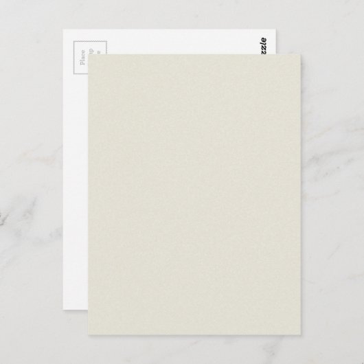 FARBBACKGRO "Solid L Light NEUTRAL CREAM TAN BEIGE Postkarte (Vorne/Hinten)