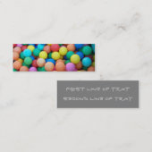Farbbälle Lesezeichen Visitenkarte (Vorne/Hinten)