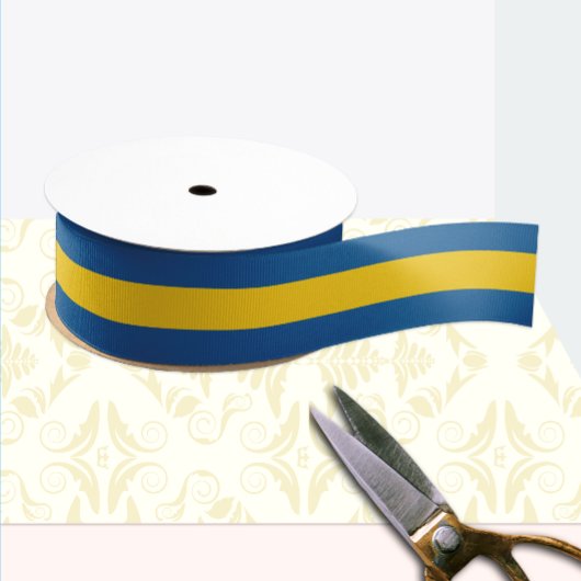 Farbband der schwedischen Flagge, Schweden/Sport Satinband