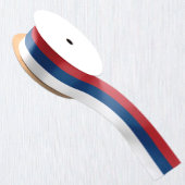 Farbband der serbischen Flagge, Serbien /sport Satinband