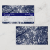 Farbband - DP Navy - Blauer Herbst Visitenkarte (Vorne/Hinten)