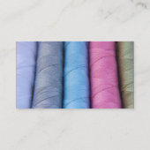 Farbband - dunkelgrün - Rollen aus Baumwolle Visitenkarte (Rückseite)