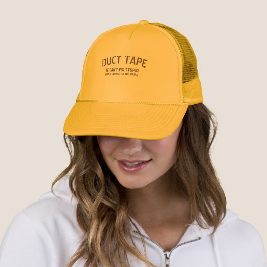 Farbband Funny Text Letters Adjustable Hat Truckerkappe (Beispiel)