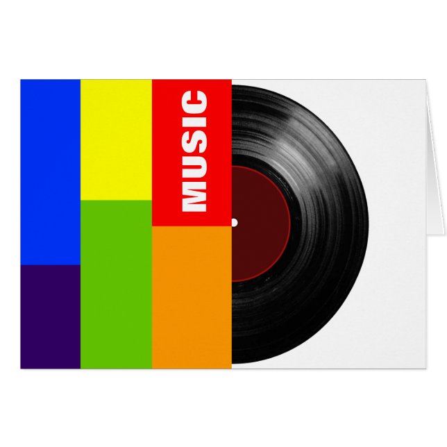 Farbband Musik Vinyl (Vorderseite (Horizontal))