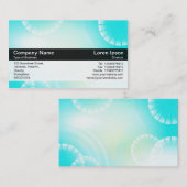 Farbband - Schwarz - Abstrakt 02 Visitenkarte (Vorne/Hinten)