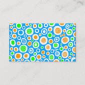 Farbband - Schwarz - Abstrakt 030413 Visitenkarte (Rückseite)