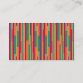 Farbband - Schwarz - Abstrakt 240113a Visitenkarte (Rückseite)