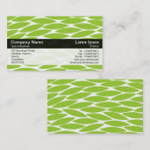 Farbband - Schwarz - Abstrakte Blätter - Mars Grn Visitenkarte (Vorne/Hinten)