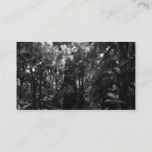 Farbband - Schwarz - Botanischer Garten Visitenkarte (Rückseite)