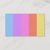 Farbband - Schwarz - Farben Visitenkarte (Rückseite)