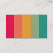 Farbband - Schwarz - Farben Visitenkarte (Rückseite)