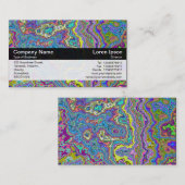 Farbband - Schwarz - Farbiges Mineral Visitenkarte (Vorne/Hinten)