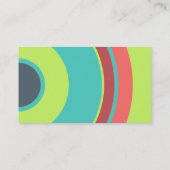 Farbband - Schwarz - Farbkreise 04 Visitenkarte (Rückseite)