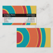 Farbband - Schwarz - Farbkreise 05 Visitenkarte (Vorne/Hinten)