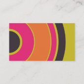 Farbband - Schwarz - Farbkreise 06 Visitenkarte (Rückseite)