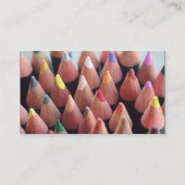 Farbband - Schwarz - Farbstifte Visitenkarte (Rückseite)