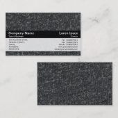 Farbband - Schwarz - Feine Wolle 02 Visitenkarte (Vorne/Hinten)