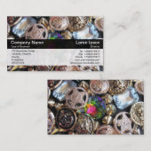 Farbband - Schwarz - Flohmarkt-Blende Visitenkarte (Vorne/Hinten)