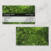 Farbband - Schwarz - Holzkanopie Visitenkarte (Vorne/Hinten)